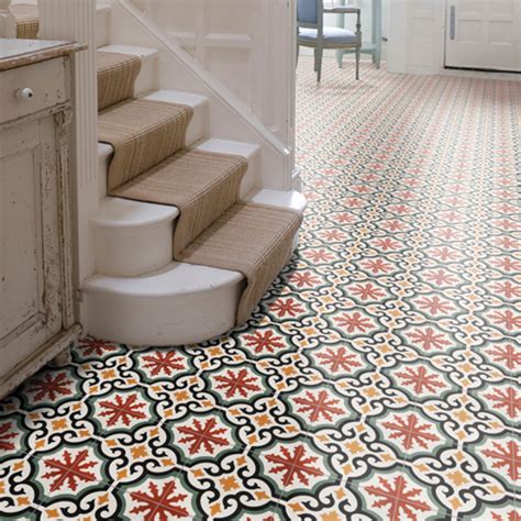 Hallway in Victorian Home with Encaustic Tiles - Mediterranean ...