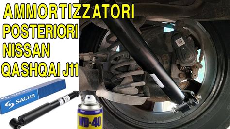 Nissan Qashqai J11 Sostituzione Ammortizzatori Posteriori SACHS