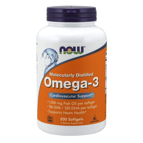 Buy Now Foods Molecularly Distilled Omega Cardiovascular Support