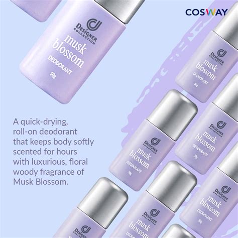 Cosway Designer Collection Musk Blossom Deodorant 50g 78109 Shopee Malaysia