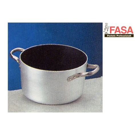 Fasa Casseruola Alta Alluminio Teflon Manici Cm