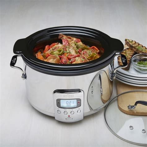 All-Clad Slow Cooker with Ceramic Insert, 4 Qt. | Williams Sonoma