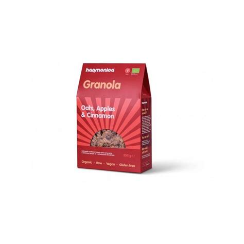 Granola Cu Ovaz Mere Si Scortisoara Eco Bio 250g Harmonica