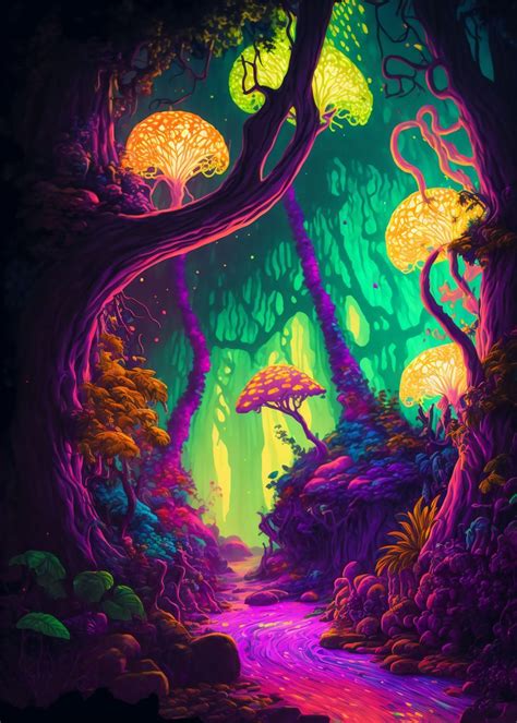 Trippy Forest Wallpapers Top Free Trippy Forest Backgrounds