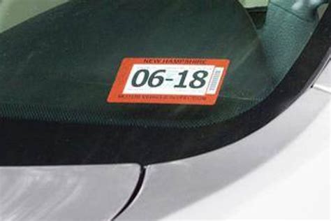 New Hampshire Police Stop Car With Worst Fake Inspection Sticker