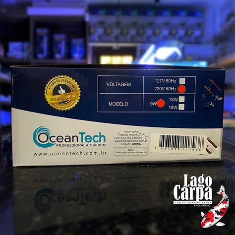 Esterilizador Filtro UV 9W Ocean Tech