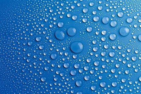 Water Drops Texture Background Blue Design