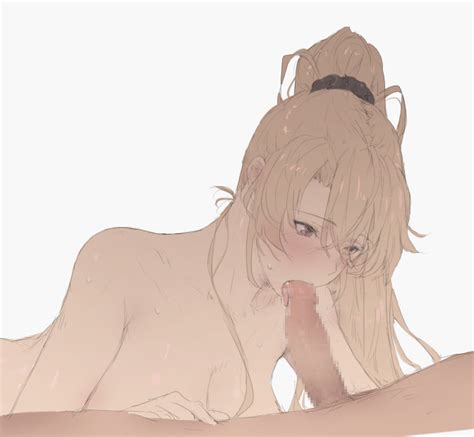 Blonde Ponytail Girl Original Drawn By Mdf An Danbooru