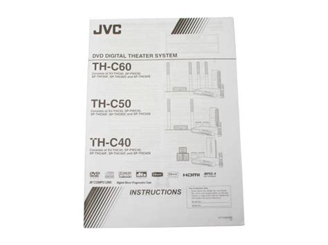 Jvc Thc40 5 Cddvd Home Theater In A Box Whdmi Connection