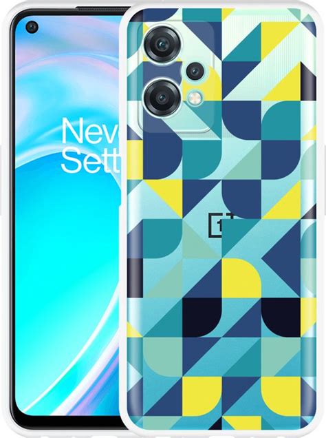 Oneplus Nord Ce Lite Hoesje Modern Blauw Designed By Cazy Bol