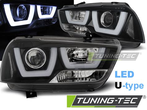 Led Angel Eyes Scheinwerfer F R Dodge Charger Lx Ii Schwarz Lti