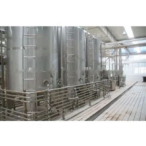 Ss Semi Automatic Commercial Dairy Processing Plant Capacity 2500