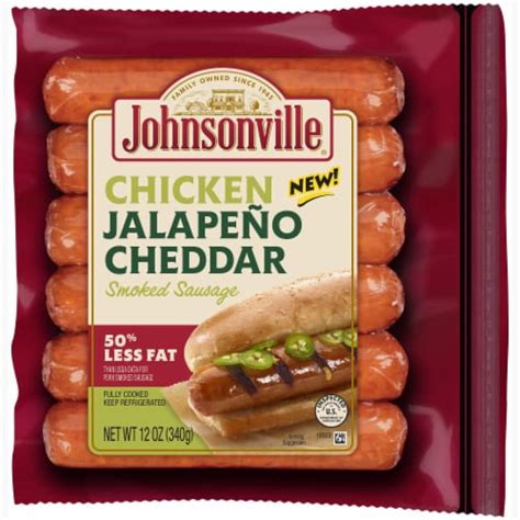 Johnsonville Jalapeno Cheddar Smoked Chicken Sausage Oz Kroger