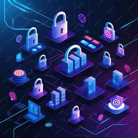 Cybersecurity Icons A Visual Guide to Digital Security | Premium AI
