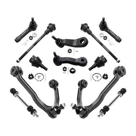 Front Control Arm Ball Joint Sway Bar Link Kit Compatible With 1999 2006 Chevy Silverado