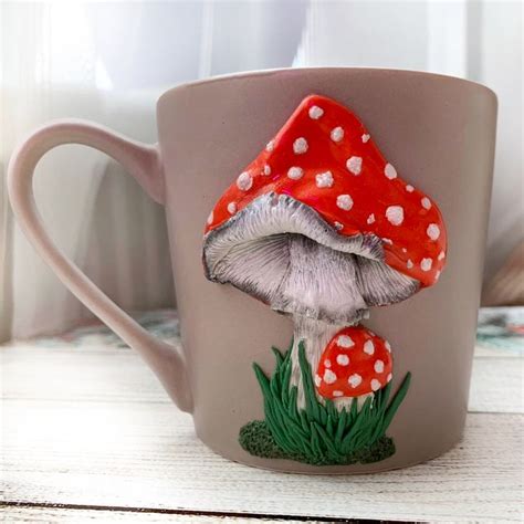 Кружка Мухомор | Glassware, Mugs, Tableware