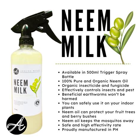 Neem Milk By Amazing Nature Ml Spray Organic Neem Extract Ready To