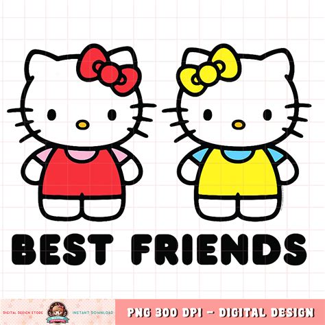 Hello Kitty and Mimmy Best Friends Sisters Twins PNG Downloa - Inspire ...