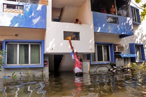 Chennai flooded as heavy rains from cyclone Michaung batter south India ...