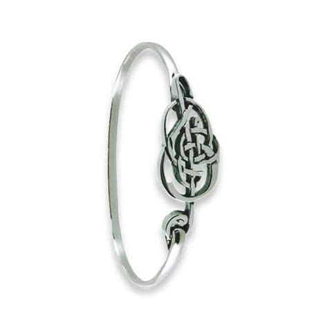 Celtic Treble Clef Bangle Hebridean Jewellery