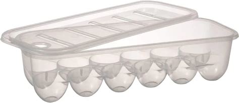 Amazon Stackable Plastic Covered Egg Tray Holder Storage