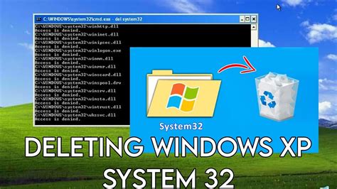 Windows Xp Delete System32 Youtube