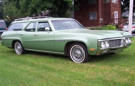 All Green 1970 Buick Estate Wagon Station Wagon Buick Wagons For Sale