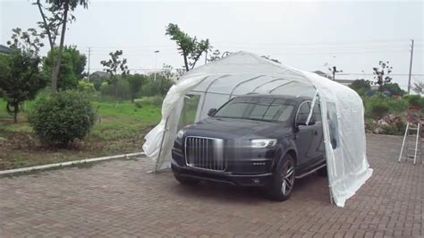 Steel Structure Portable Car Shelter Garage Canopies For Sale - Buy ...