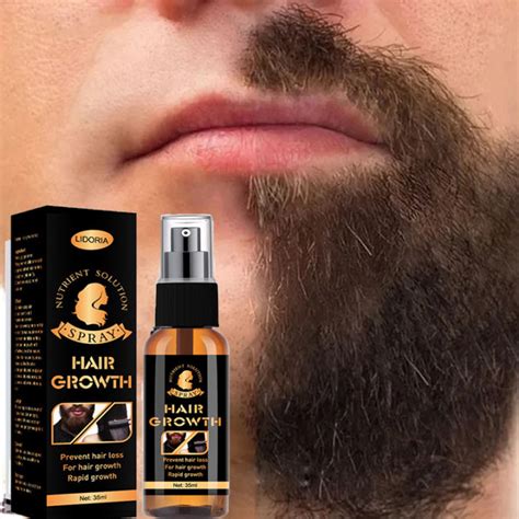 Beard Growth Serum Spray Beard Oil Hair Thicker Anti Hair Loss Promote