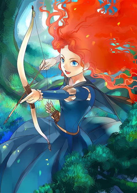 Hd Wallpaper Princess Merida 4k Pixar Animation Brave 8k