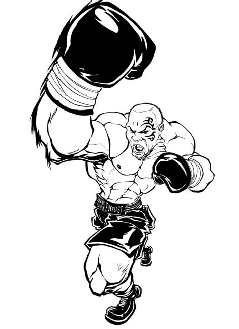 Mike Tyson Coloring Page