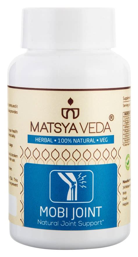 Matsya Veda Joint Pain Ayurvedic Medicine 60 Capsules Non