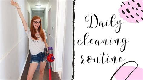 DAILY CLEANING ROUTINE WHOLE HOUSE CLEAN WITH ME SAHM CLEANING