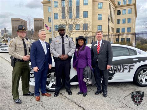 Sheriff David Davis And Law Enforcement Representatives From The Bibb