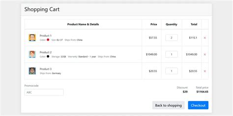 Free Bootstrap Shopping Cart Templates Css Author