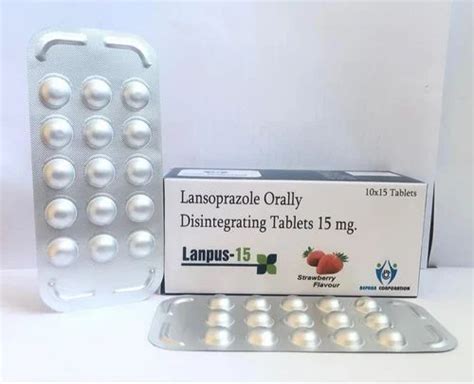 Lansoprazole 15mg Tablet At Rs 1340box Panchkula Id 2852306887730