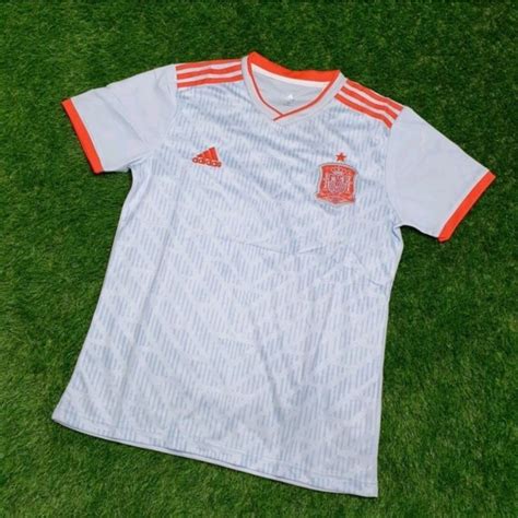 Jual Jersey Kaos Baju Bola Timnas Spanyol Spain Away Abu World Cup