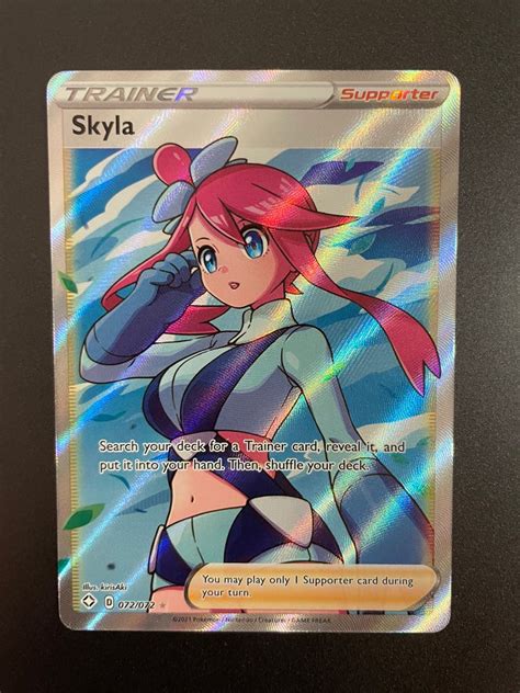 Pokemon Tcg Skyla Full Art Ultra Rare Shining Fates Hobbies