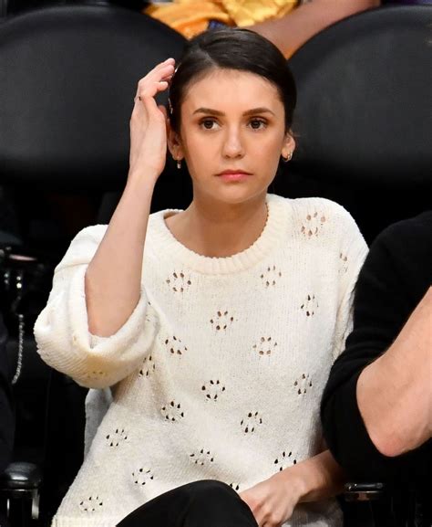 NINA DOBREV at LA Lakers vs Wizards Game in Los Angeles 03/26/2019 ...