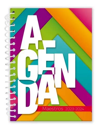 Mate Agenda Semanal Maestro Escolar 2023 2024 MercadoLibre