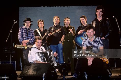 The Pogues with Joe Strummer at the Ritz in New York City on November ...