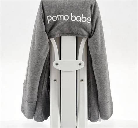 Pamo Babe In Bassinet Quick Foldable Travel Crib Portable Rocking Bassinet Gray Toys You