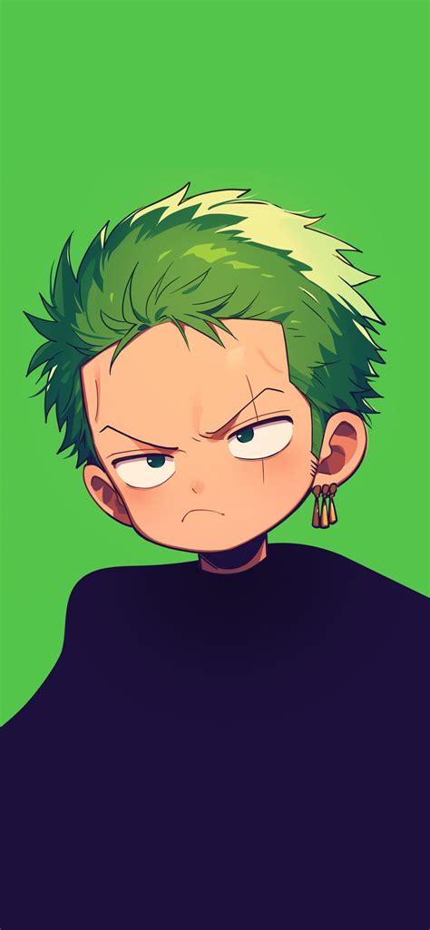 Chibi Roronoa Zoro One Piece Green Wallpapers - Anime Wallpaper