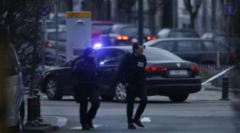 Shooting in Brussels injures woman 'indirectly'