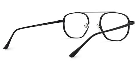 Aviator Black Eyeglasses