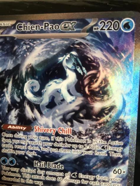 Pok Mon Tcg Chien Pao Ex Scarlet Violet Paldea Evolved Holo