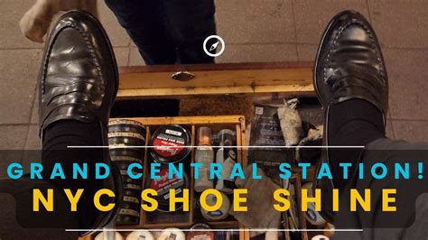 Grand Central Shoe Shine NYC Shoe Shine YouTube