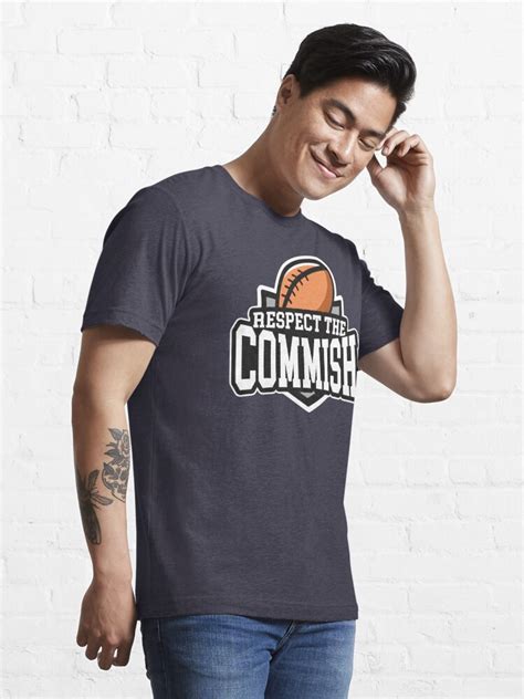 Respect The Commish Fantasy Football T Shirt For Sale By Bootsboots Redbubble Fantasy