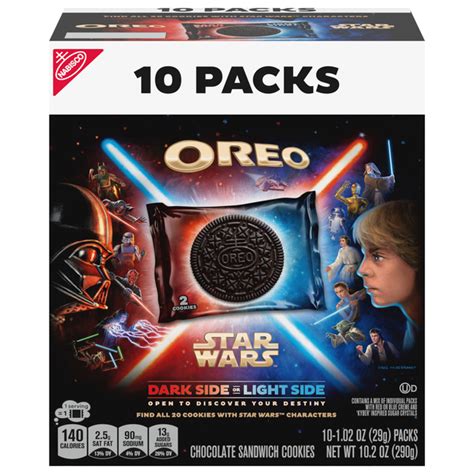 Save On OREO Star Wars Dark Side Or Light Side Chocolate Sandwich