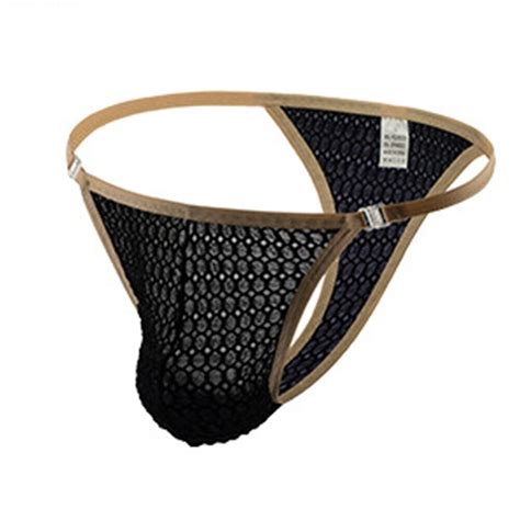 Nylon Men S Low Rise Sexy Briefs Bikini Pouch Panties Lingerie Thong Underwear Ebay